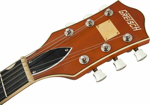 Halvakustisk gitarr Gretsch G6659T Players Edition Broadkaster JR Round-up Orange - 8