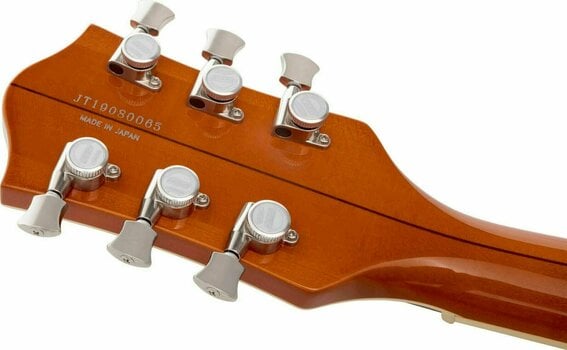 Halvakustisk guitar Gretsch G6659T Players Edition Broadkaster JR Round-up Orange - 9