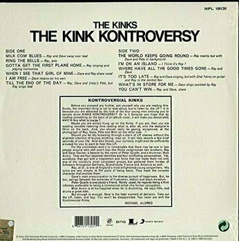 Disque vinyle The Kinks Kink Kontroversy (LP) - 2
