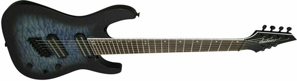 Multi-scale elektrische gitaar Jackson X Series Soloist Arch Top SLATX7Q IL Transparent Blue Burst - 4
