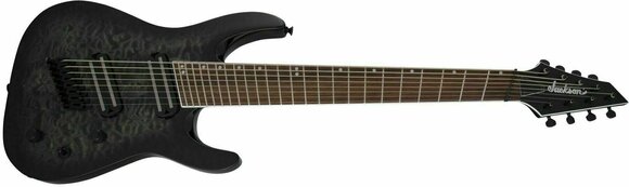 Multiscale electric guitar Jackson X Series Soloist Arch Top SLATX8Q IL Transparent Black Burst - 3