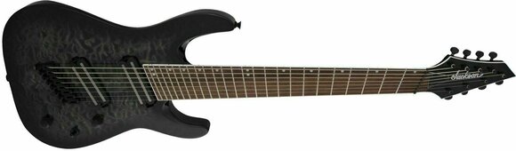 Multiscale electric guitar Jackson X Series Soloist Arch Top SLATX8Q IL Transparent Black Burst - 4