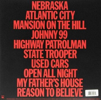 Vinyl Record Bruce Springsteen Nebraska (LP) - 2