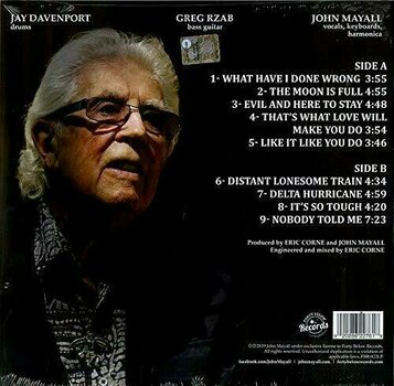 Schallplatte John Mayall - Nobody Told Me (feat. Joe Bonamassa, Todd Rundgren, Alex Lifeson) (LP) - 2