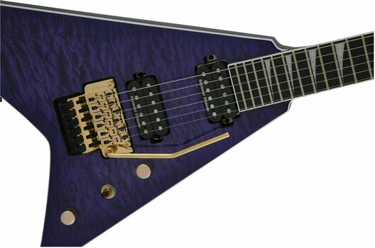 Elektrisk guitar Jackson PRO RR24Q Transparent Purple - 4