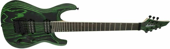 7-string Electric Guitar Jackson Pro Series Dinky DK Modern Ash FR7 Baked Green - 4