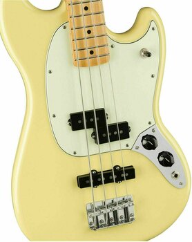 Bajo de 4 cuerdas Fender Player Offset Mustang Bass MN Canary Yellow - 3