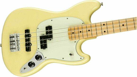 Bajo de 4 cuerdas Fender Player Offset Mustang Bass MN Canary Yellow Bajo de 4 cuerdas - 4