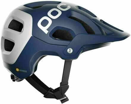Bike Helmet POC Tectal Race SPIN Lead Blue/Hydrogen White Matt 55-58 Bike Helmet - 3