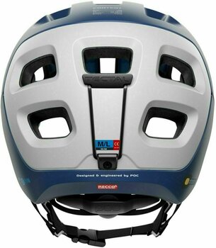 Bike Helmet POC Tectal Race SPIN Lead Blue/Hydrogen White Matt 55-58 Bike Helmet - 4