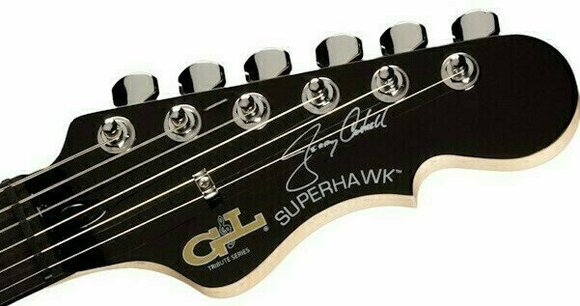 E-Gitarre G&L Tribute Superhawk Deluxe Jerry Cantrell Signature Blue Burst - 4
