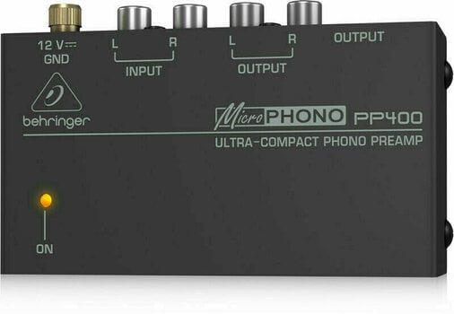 Pré-amplificador fono Behringer PP400 Preto - 5