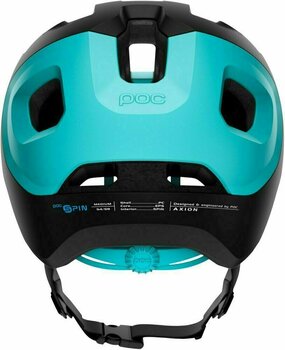 Bike Helmet POC Axion SPIN Uranium Black/Kalkopyrit Blue Matt 55-58 Bike Helmet - 4