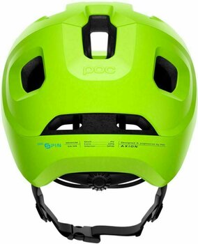 Bike Helmet POC Axion SPIN Fluorescent Yellow/Green Matt 55-58 Bike Helmet - 4