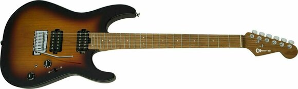 E-Gitarre Charvel Pro-Mod DK24 HH 2PT CM Caramelized Maple Three-Tone Sunburst - 4