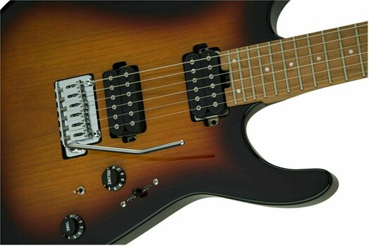 Električna gitara Charvel Pro-Mod DK24 HH 2PT CM Caramelized Maple Three-Tone Sunburst - 5