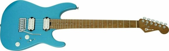 Elektrická gitara Charvel Pro-Mod DK24 HH 2PT CM Matte Blue Frost - 4