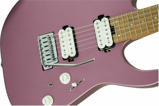 Elektrická gitara Charvel Pro-Mod DK24 HH 2PT CM Satin Burgundy Mist Elektrická gitara - 5