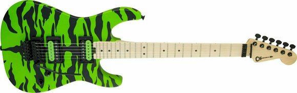 Chitară electrică Charvel Satchel Signature Pro-Mod DK Maple Slime Green Bengal - 3