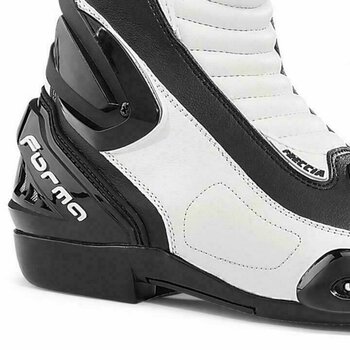 Botas de motociclismo Forma Boots Freccia Black/White 40 Botas de motociclismo - 2