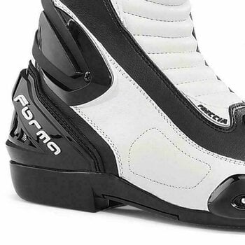 Motorradstiefel Forma Boots Freccia Black/White 46 Motorradstiefel - 2