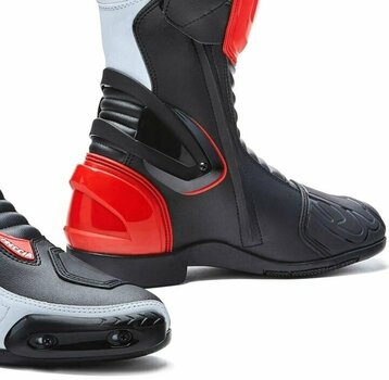 Motoristični čevlji Forma Boots Freccia Black/White/Red 38 Motoristični čevlji - 5
