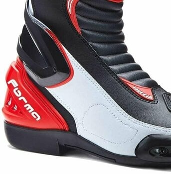 Botas de motociclismo Forma Boots Freccia Black/White/Red 43 Botas de motociclismo - 2