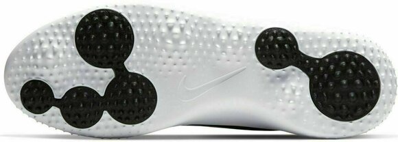 Chaussures de golf pour hommes Nike Roshe G Black/Metallic White/White 43 - 6