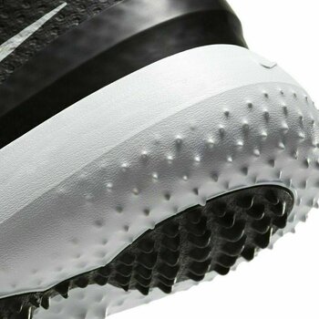 Calzado de golf para hombres Nike Roshe G Black/Metallic White/White 43 - 8