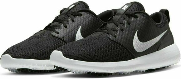 Pánské golfové boty Nike Roshe G Black/Metallic White/White 40,5 - 3
