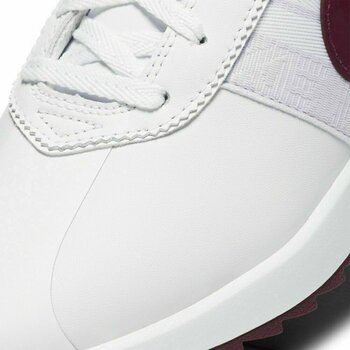 Golfskor för dam Nike Cortez G White/Villain Red/Barely Grape/Plum Dust 36 - 7