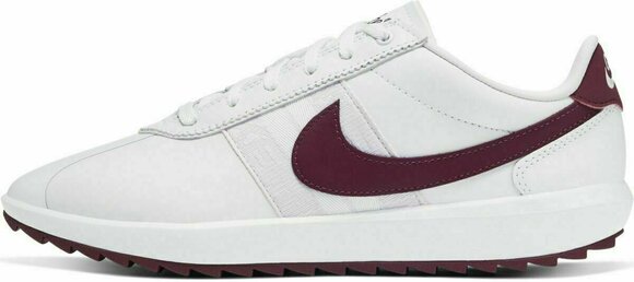 Pantofi de golf pentru femei Nike Cortez G White/Villain Red/Barely Grape/Plum Dust 37,5 - 2