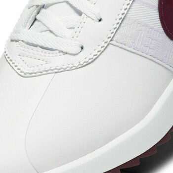 Women's golf shoes Nike Cortez G White/Villain Red/Barely Grape/Plum Dust 38 - 7