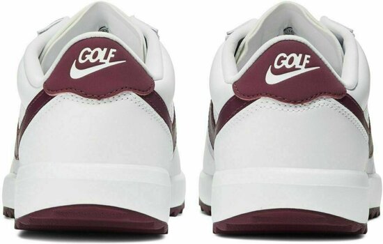 Calçado de golfe para mulher Nike Cortez G White/Villain Red/Barely Grape/Plum Dust 39 - 5