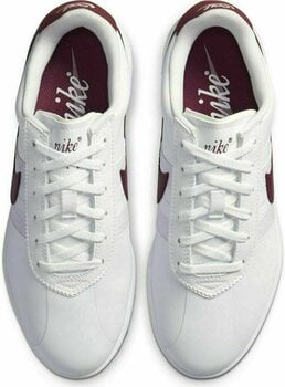 Chaussures de golf pour femmes Nike Cortez G White/Villain Red/Barely Grape/Plum Dust 41 - 4