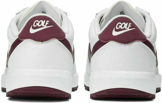 Chaussures de golf pour femmes Nike Cortez G White/Villain Red/Barely Grape/Plum Dust 41 - 5