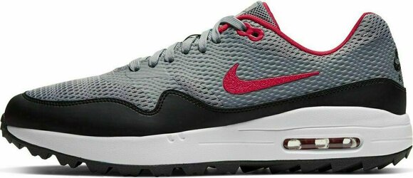 Chaussures de golf pour hommes Nike Air Max 1G Particle Grey/University Red/Black/White 42 - 2