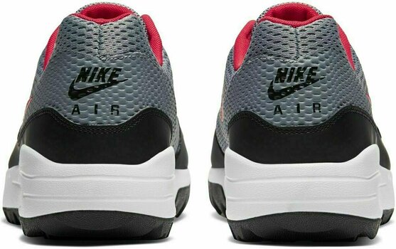 Chaussures de golf pour hommes Nike Air Max 1G Particle Grey/University Red/Black/White 42 - 5