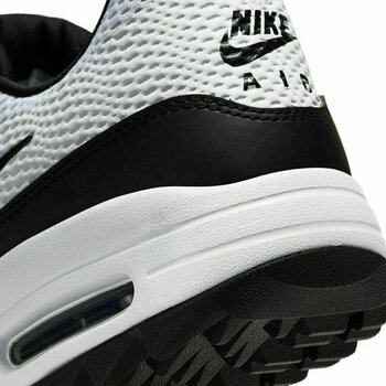 Calçado de golfe para homem Nike Air Max 1G White/Black 44 - 8