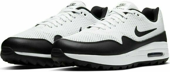 Golfskor för herrar Nike Air Max 1G White/Black 44,5 - 3