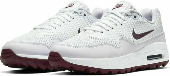 Calçado de golfe para mulher Nike Air Max 1G White/Villain Red/Barely Grape 36 - 3