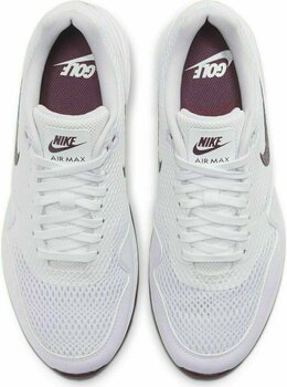Chaussures de golf pour femmes Nike Air Max 1G White/Villain Red/Barely Grape 36 - 4
