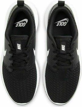 Calçado de golfe júnior Nike Roshe G Black/Metallic White/White 37,5 - 4