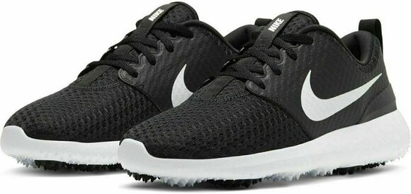 Dámske golfové topánky Nike Roshe G Black/Metallic White/White 35,5 - 3