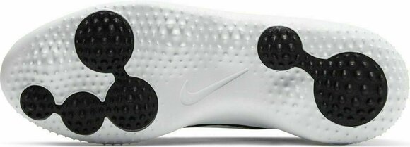 Calçado de golfe para mulher Nike Roshe G Black/Metallic White/White 35,5 - 6