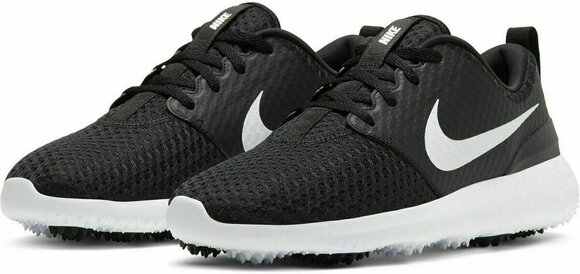 Dámske golfové topánky Nike Roshe G Black/Metallic White/White 36 - 3