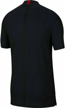Polo Shirt Nike TW Dri-Fit Polo Mock Air Mens Polo Shirt Obsidian/Gym Red/White M - 2