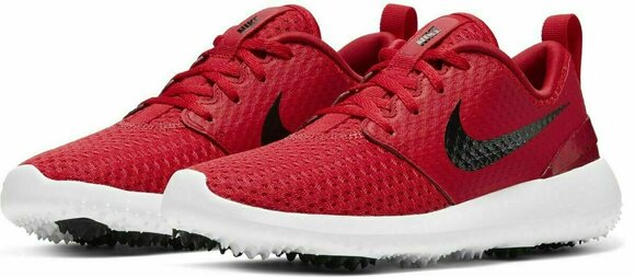 Calçado de golfe júnior Nike Roshe G University Red/Black/White 37,5 - 3