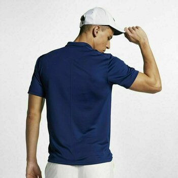 Polo Shirt Nike Dri-Fit Essential Solid Mens Polo Shirt Blue Void/Fat Silver 3XL - 4