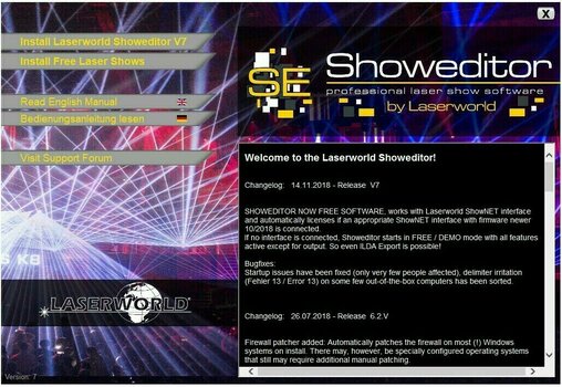 Láser Laserworld ShowNET PRO + Showeditor software Láser - 6